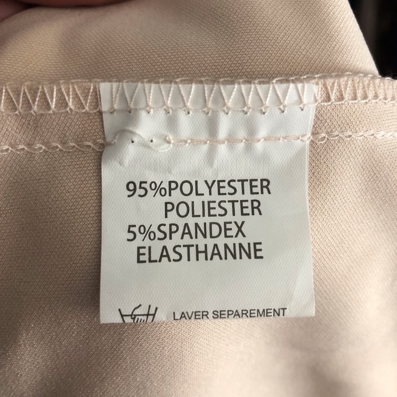 La Reyna pastel pink peplum mini dress - Picture 6 of 8